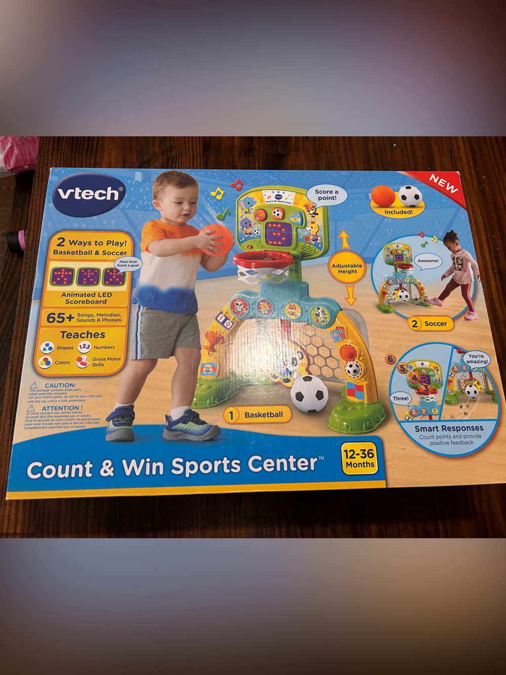 BRAND NEW Vtech Count& Win Sports Center - Blue/Green Kids Toy
